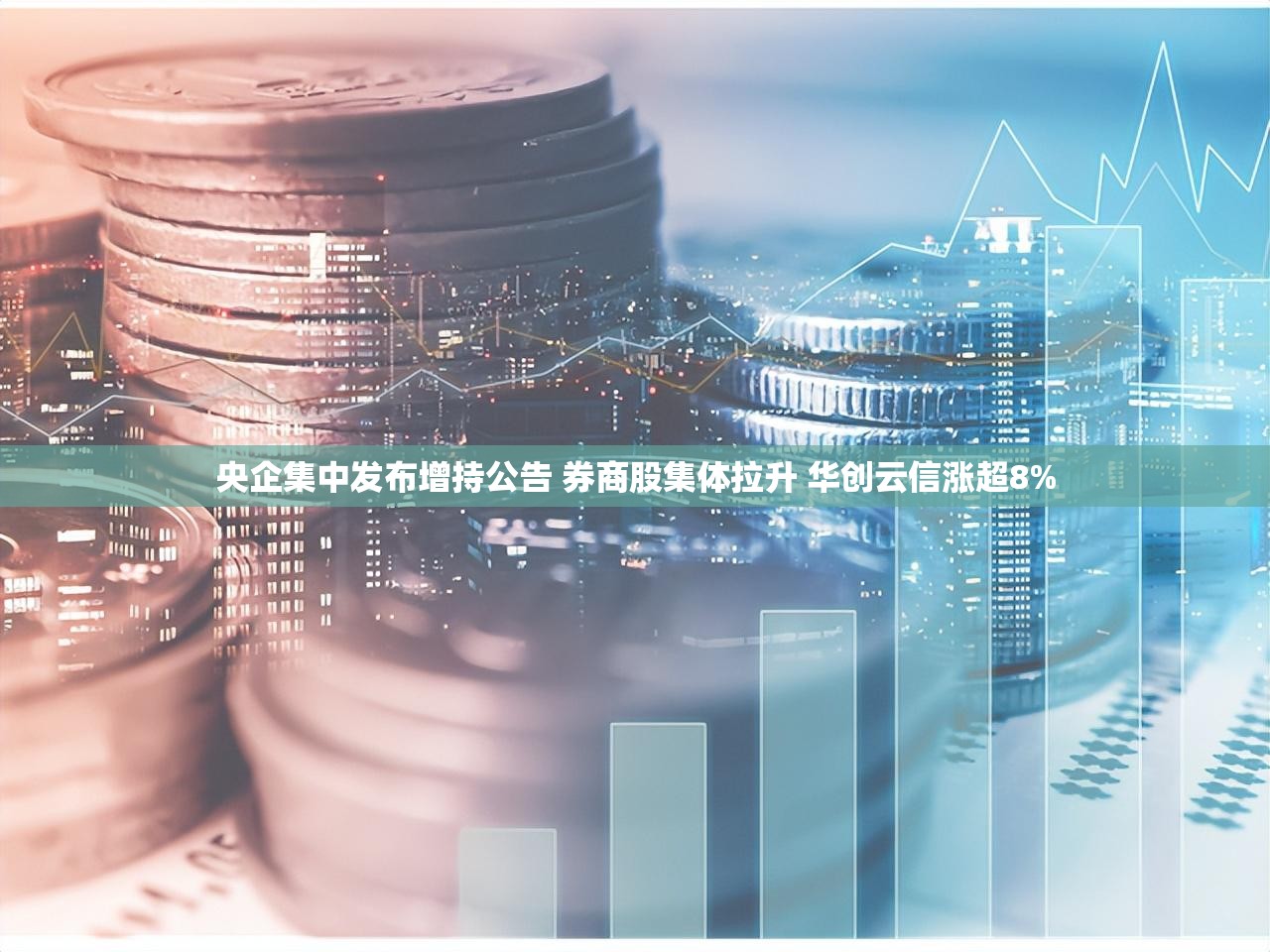 央企集中发布增持公告 券商股集体拉升 华创云信涨超8%