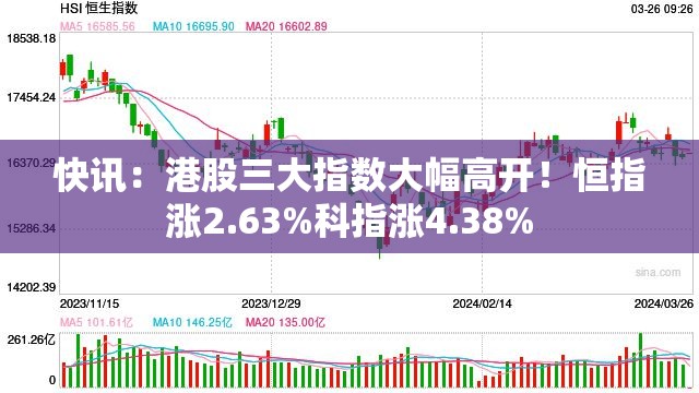 快讯：港股三大指数大幅高开！恒指涨2.63%科指涨4.38%
