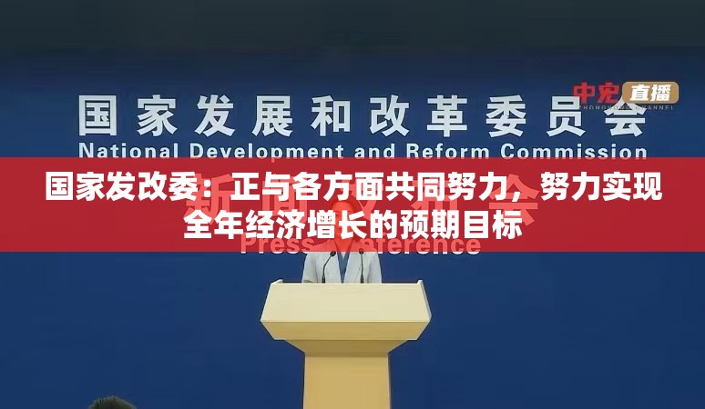 国家发改委：正与各方面共同努力，努力实现全年经济增长的预期目标