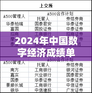 2024年中国数字经济成绩单亮眼，数字经济ETF富国（159385）即将发行