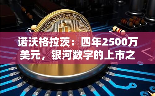 诺沃格拉茨：四年2500万美元，银河数字的上市之路 充满挫败”