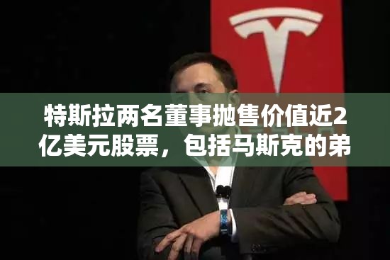 特斯拉两名董事抛售价值近2亿美元股票，包括马斯克的弟弟